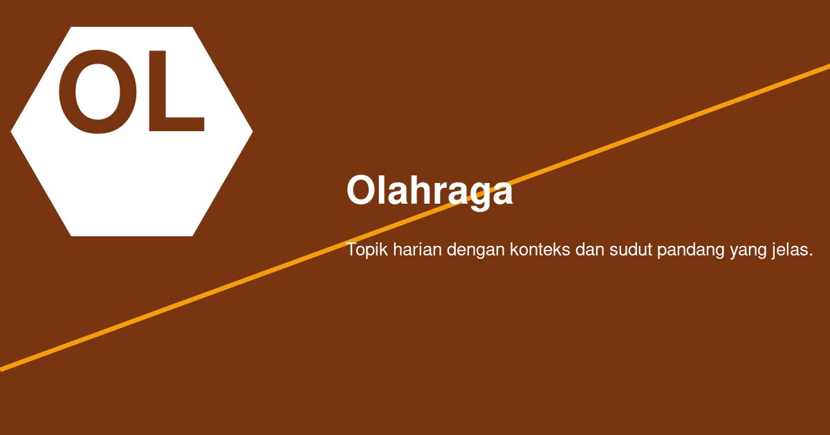 Ilustrasi olahraga pemula di rumah